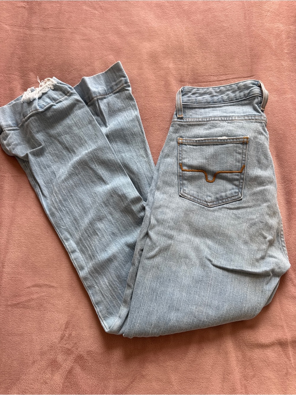 Kimes Ranch Faded Light Blue Women's Bootcut Jeans